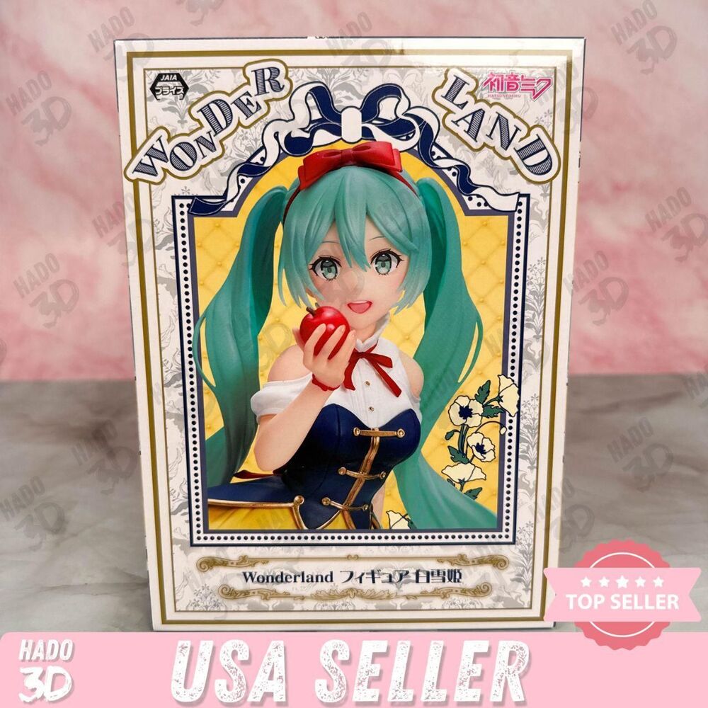 Taito Hatsune Miku Wonderland Figure Snow White Figure Anime Japan NEW US Seller
